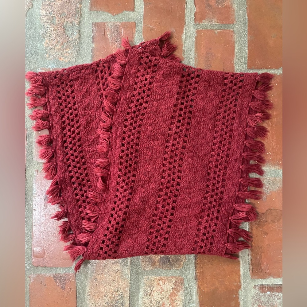 Nordstrom BP Red Knit Scarf